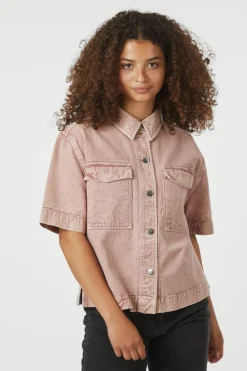 New Tiki Solid Shirt 166370 Bluser & Skjorter|Ammevenligt Tøj