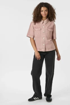 New Tiki Solid Shirt 166370 Bluser & Skjorter|Ammevenligt Tøj