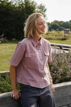 New Tiki Solid Shirt 166370 Bluser & Skjorter|Ammevenligt Tøj