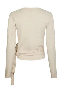 Best Tilfa Knit Wrap Blouse 166313 Bluser & Skjorter