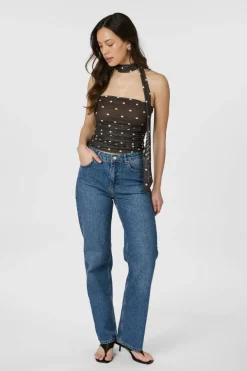 Sale Torinti Mesh Dot Top 165892 T-Shirts & Toppe