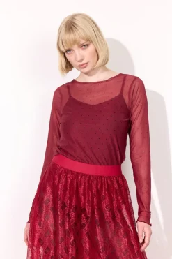 Hunkøn Bluser & Skjorter<Tova Mesh Blouse 25935