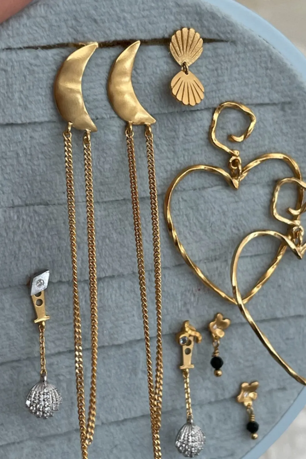 Stine A Øreringe<Two Petit Shell Earring