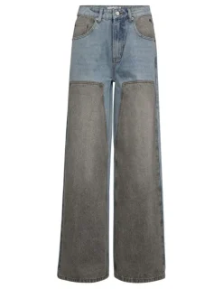Online Two-Tone Patch Jeans HL10377 Bukser, Jeans & Leggings