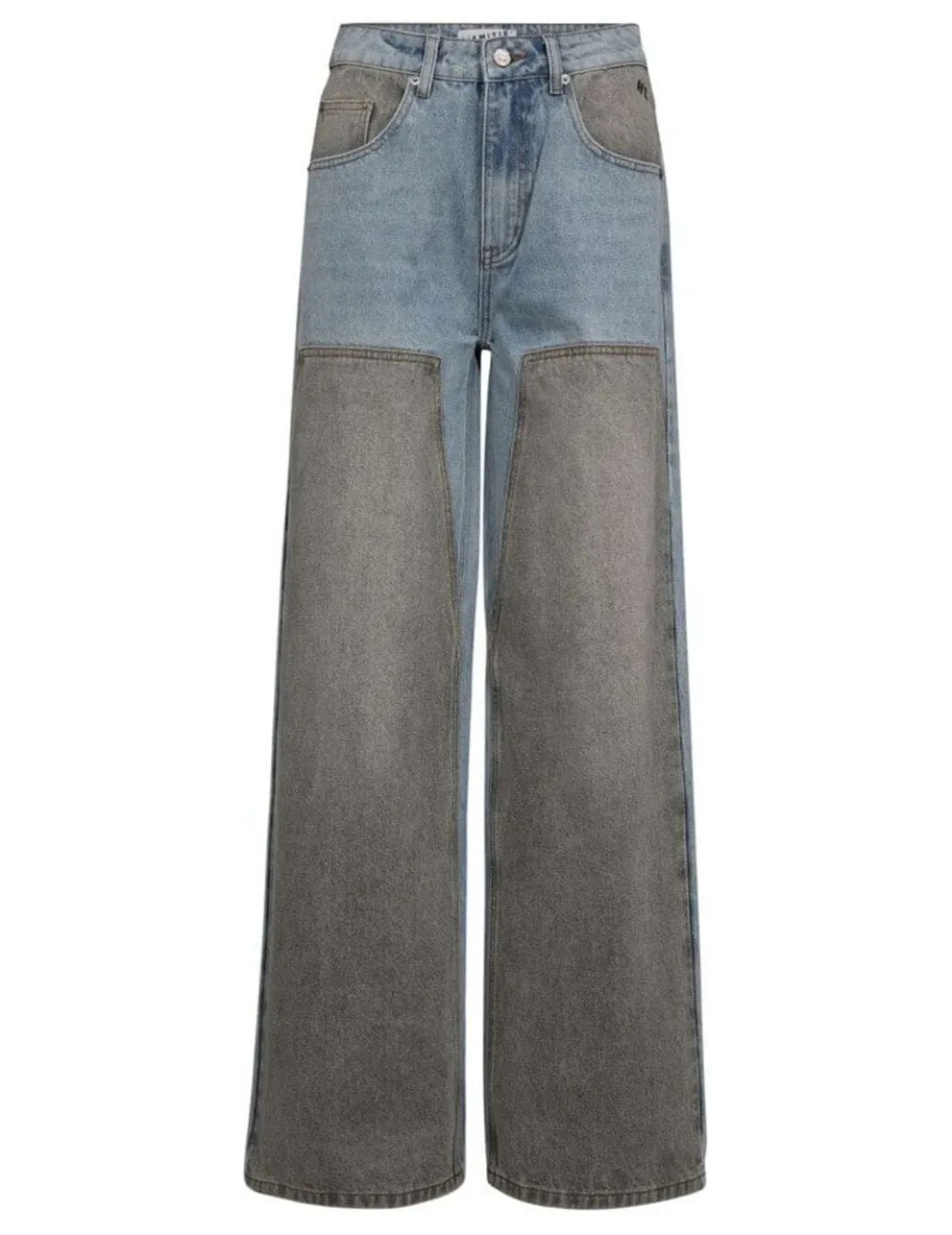 Online Two-Tone Patch Jeans HL10377 Bukser, Jeans & Leggings