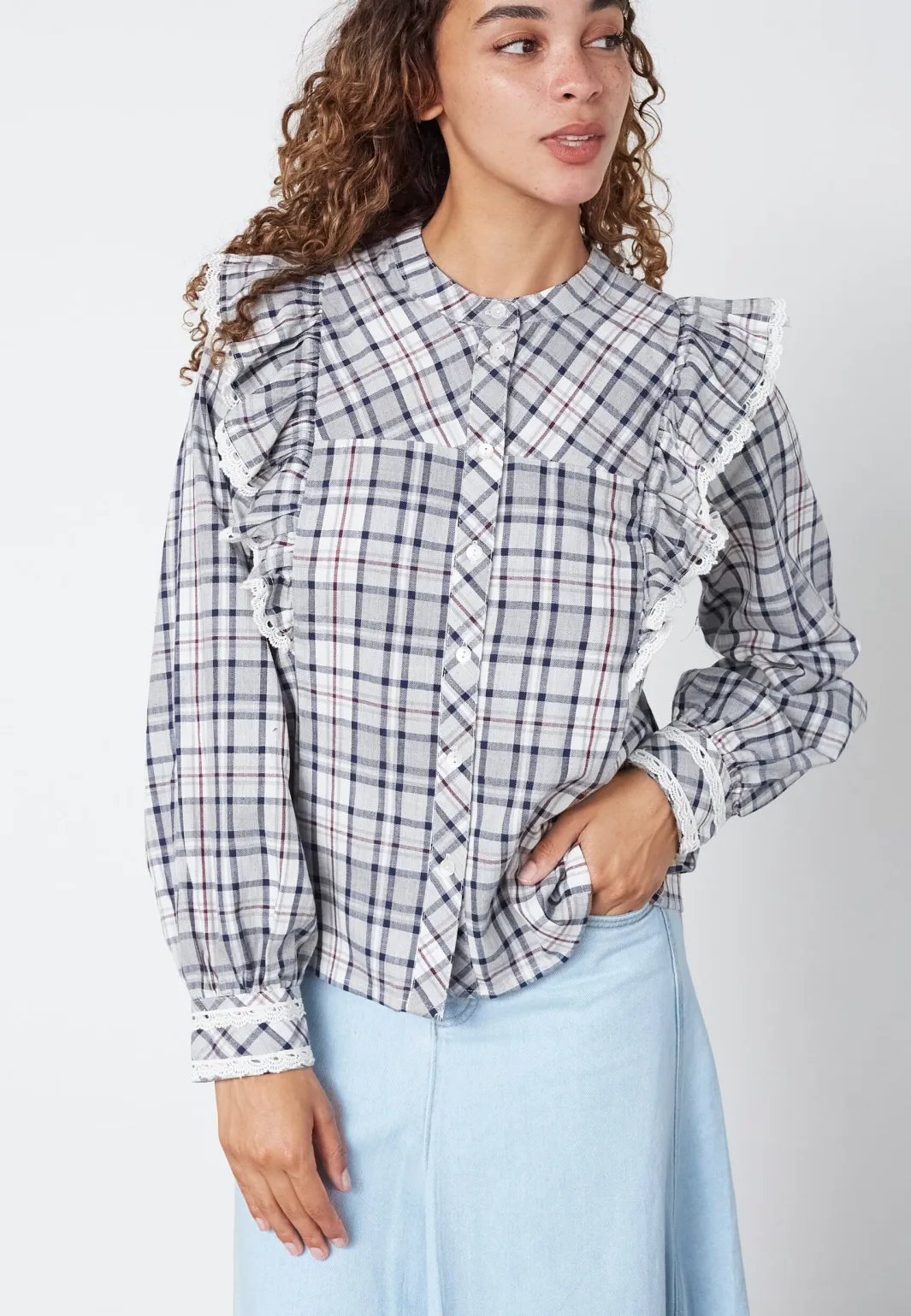 Clearance Ulima-Sh 19097 Bluser & Skjorter|Ammevenligt Tøj