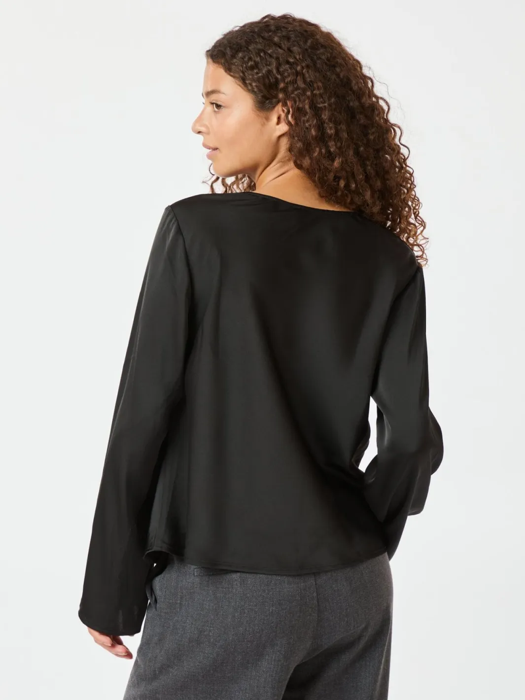 Best Vallista Soft Satin Blouse 163844 Bluser & Skjorter