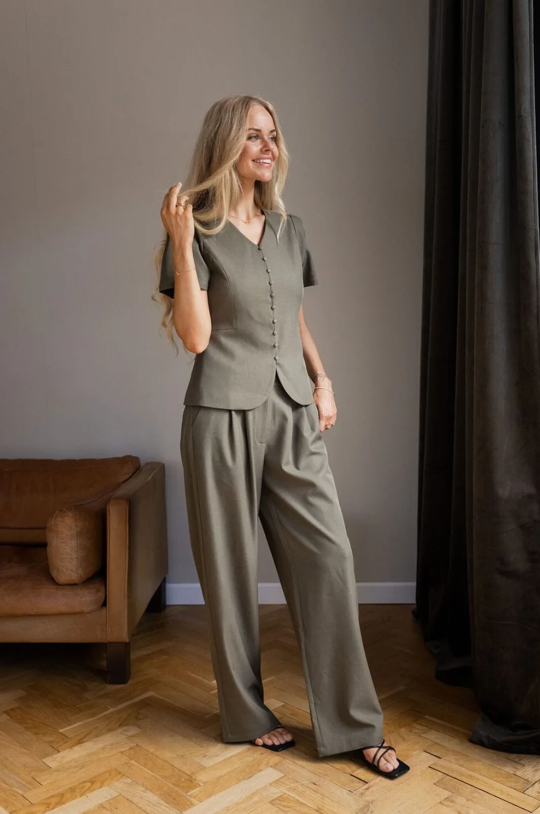 Molly&My x Julie Elgaard Bluser & Skjorter<Vera Structure Blouse 167104