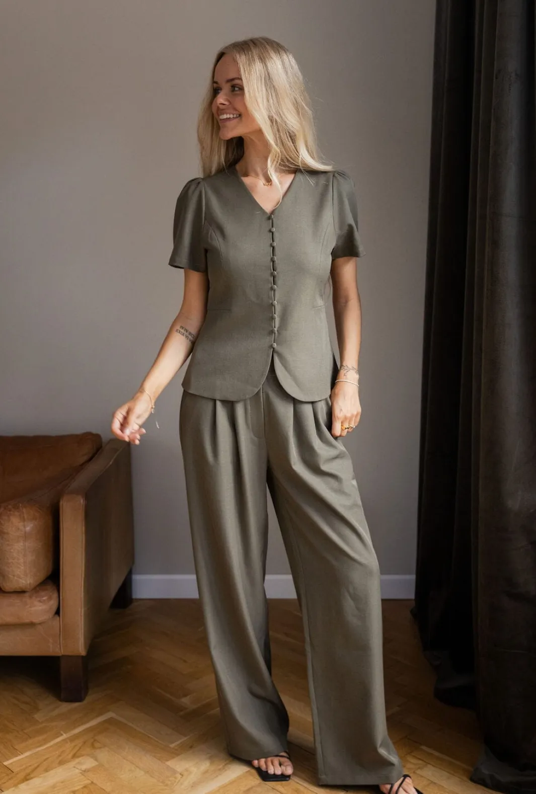 Molly&My x Julie Elgaard Bluser & Skjorter<Vera Structure Blouse 167104