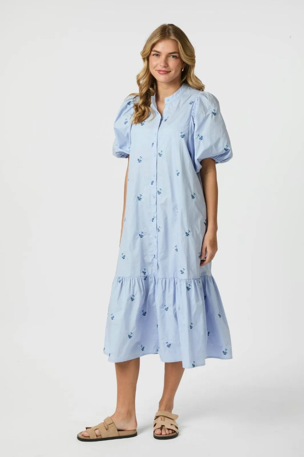 Neo Noir Kjoler|Ammevenligt Tøj<Veronica Embroidery Dress 165573