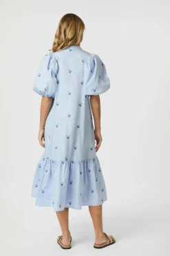 Neo Noir Kjoler|Ammevenligt Tøj<Veronica Embroidery Dress 165573