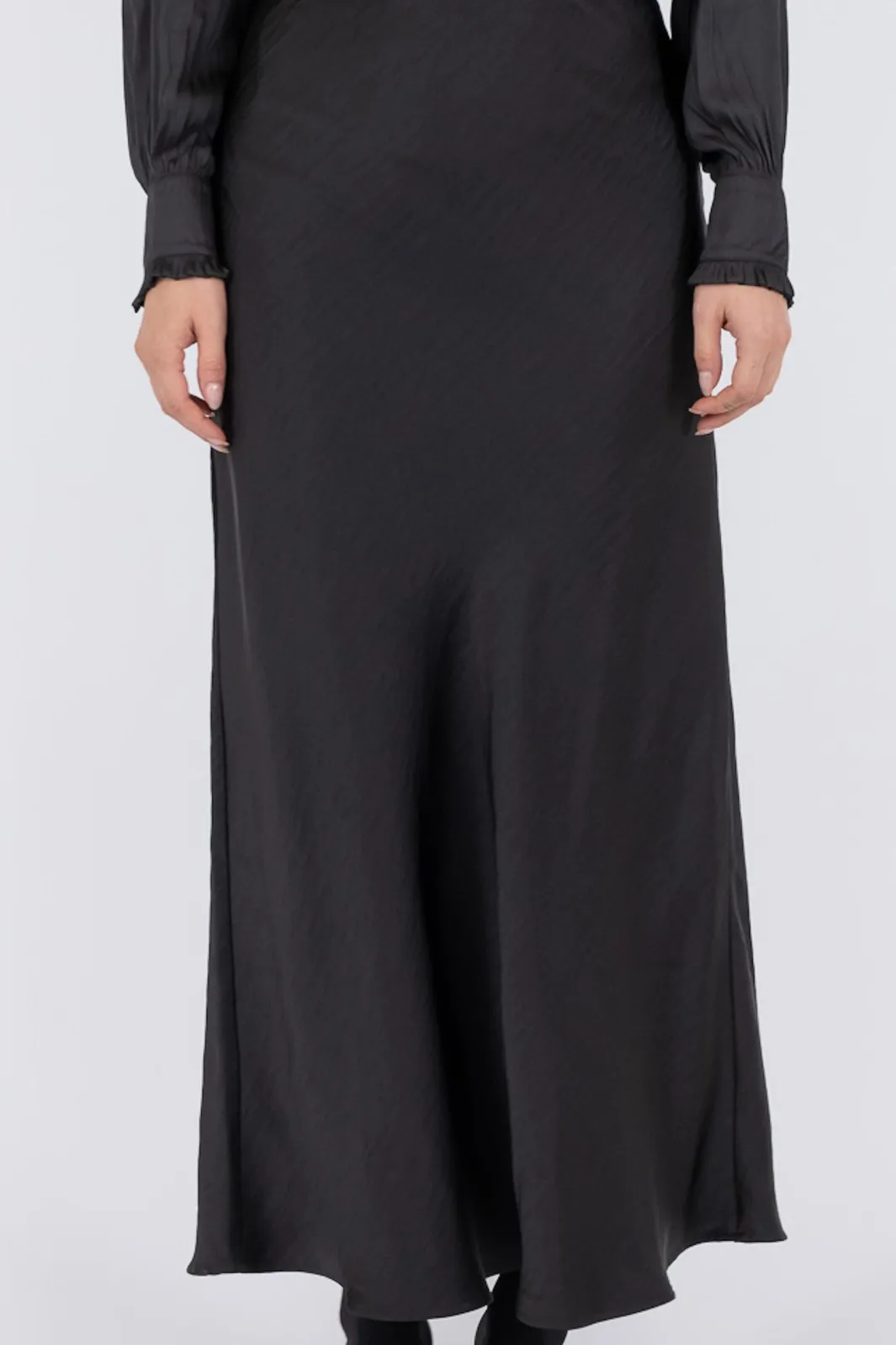 Neo Noir Nederdele<Vicky Heavy Sateen Skirt