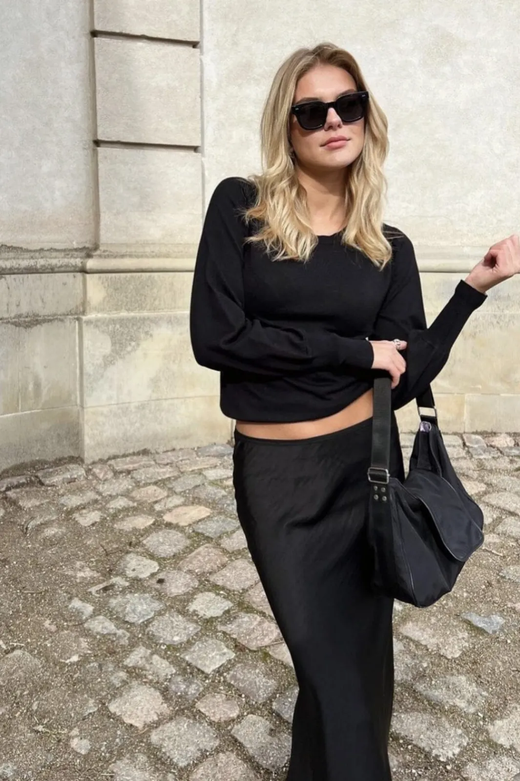 Neo Noir Nederdele<Vicky Heavy Sateen Skirt