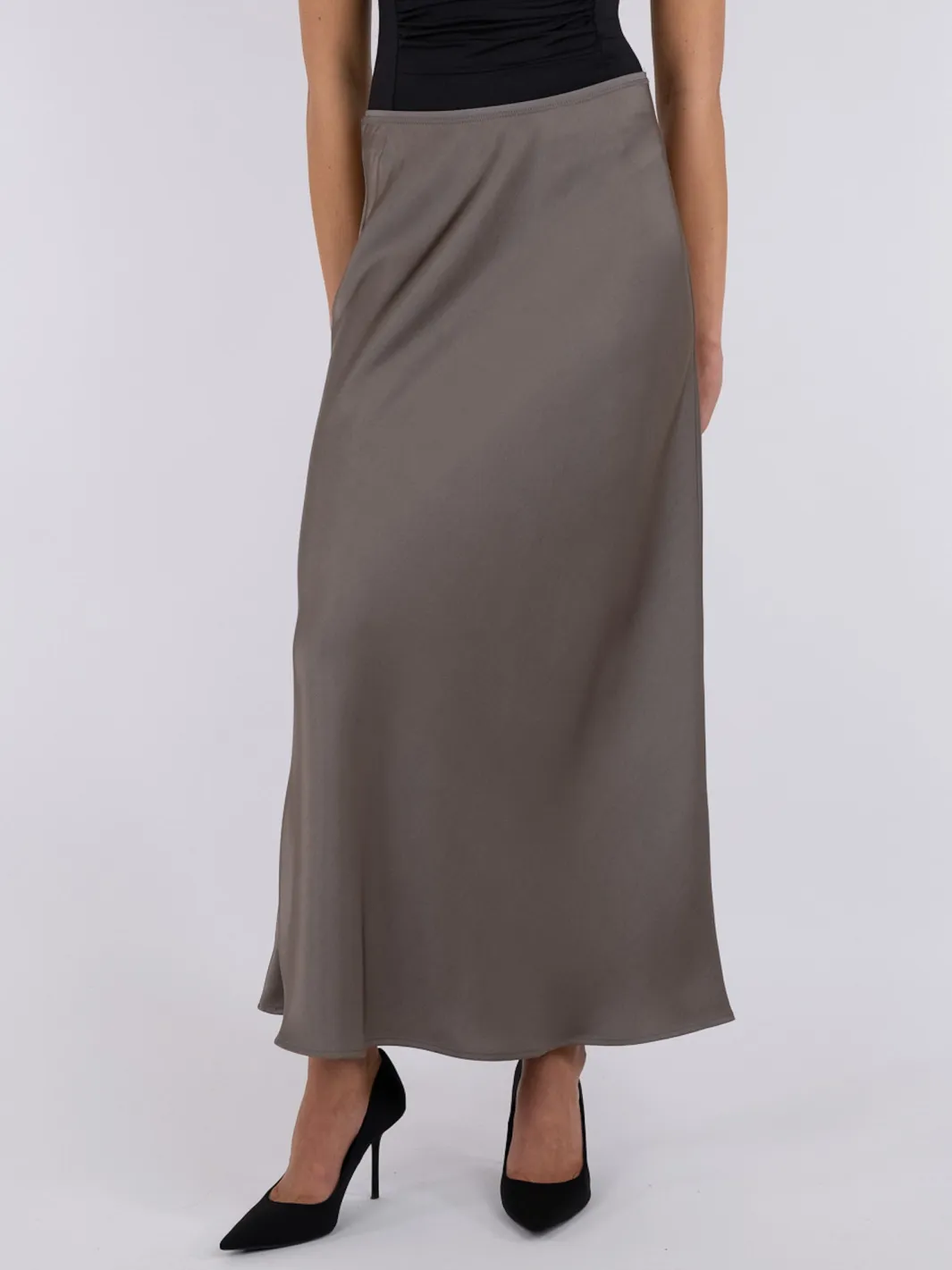 Neo Noir Nederdele<Vicky Heavy Sateen Skirt
