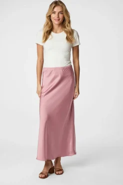 Neo Noir Nederdele<Vicky Heavy Sateen Skirt 159588