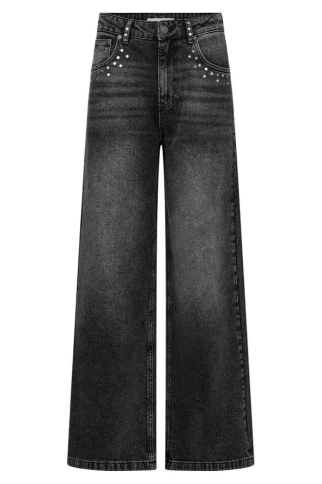 Co´Couture Sæt 🛍️|Bukser, Jeans & Leggings<Vickycc Stud Wide Jeans 31638