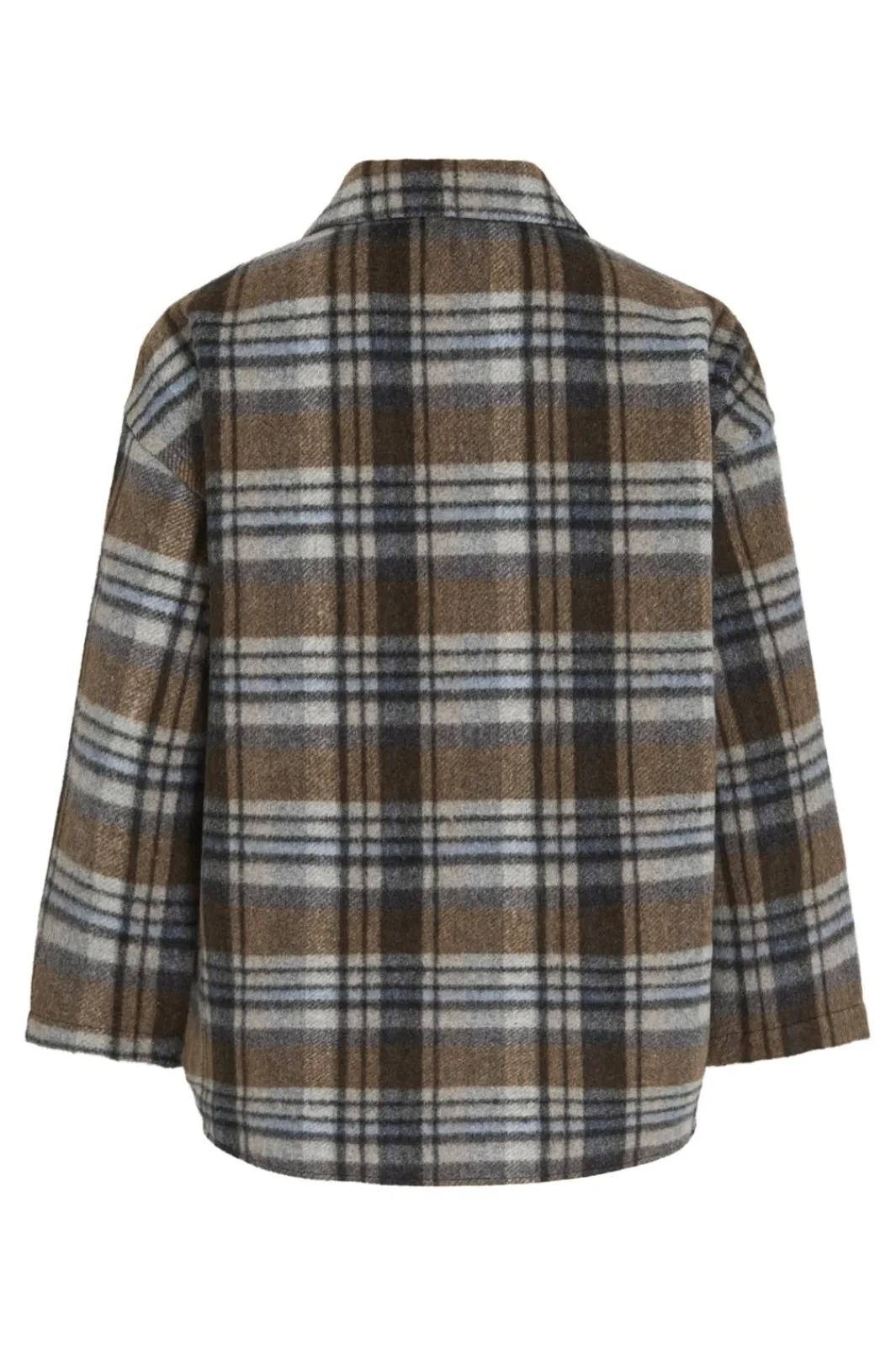 Vila Overtøj & Jakker<Viemie L/S Checked Shacket