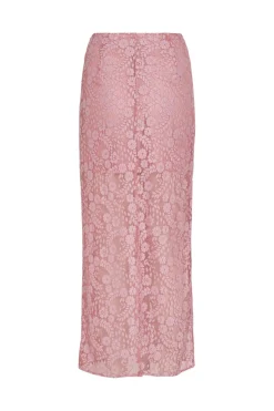 Hot Vihibo Midi Lace Skirt Nederdele