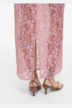Hot Vihibo Midi Lace Skirt Nederdele