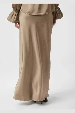 Neo Noir Nederdele<Viso Heavy Sateen Bedaz Skirt 166890