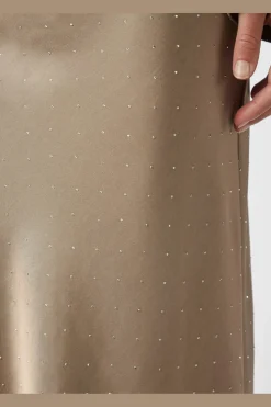 Neo Noir Nederdele<Viso Heavy Sateen Bedaz Skirt 166890