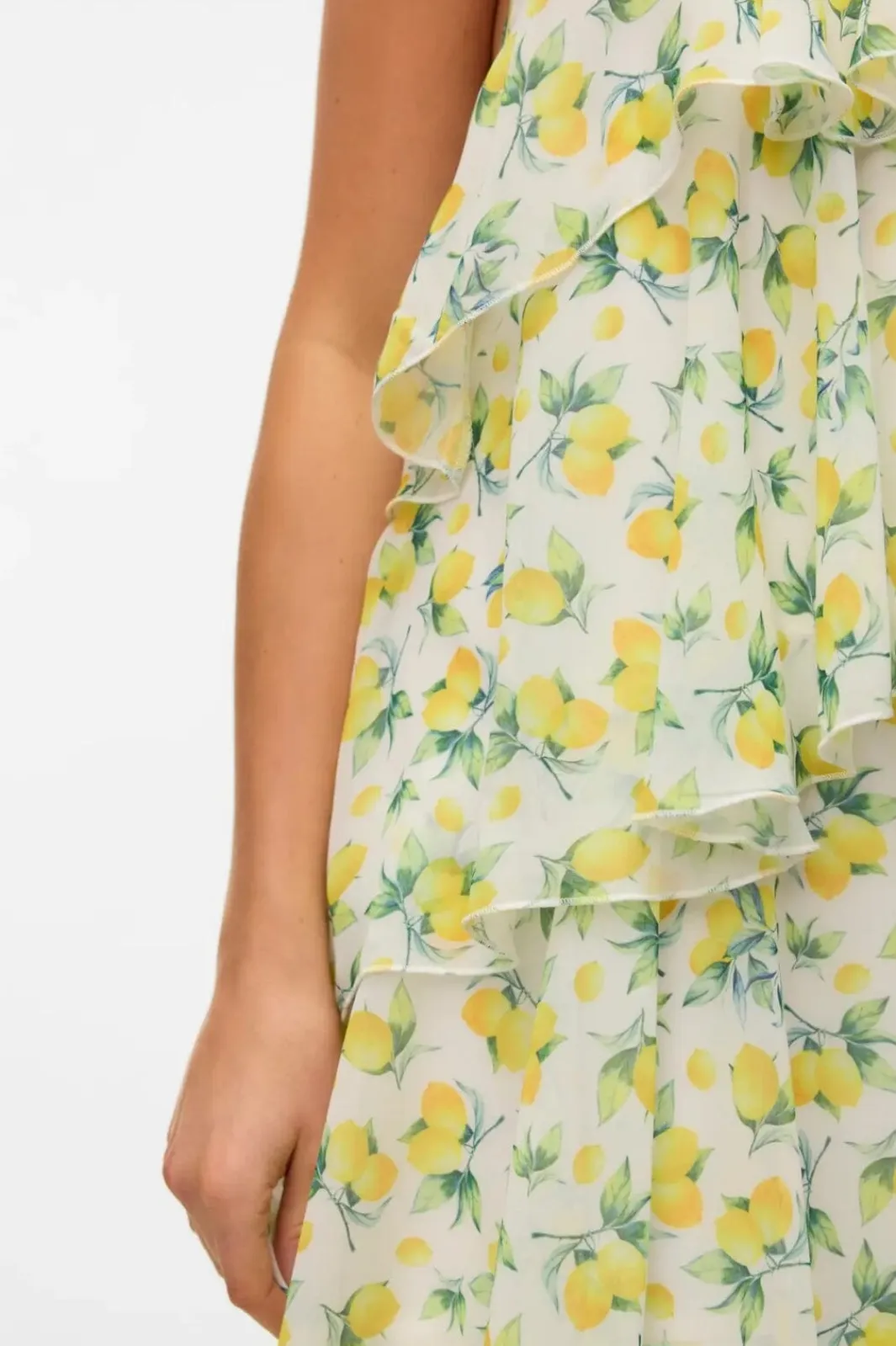 Vero Moda Kjoler<Vmfelicia Sl Ruffle Maxi Dress