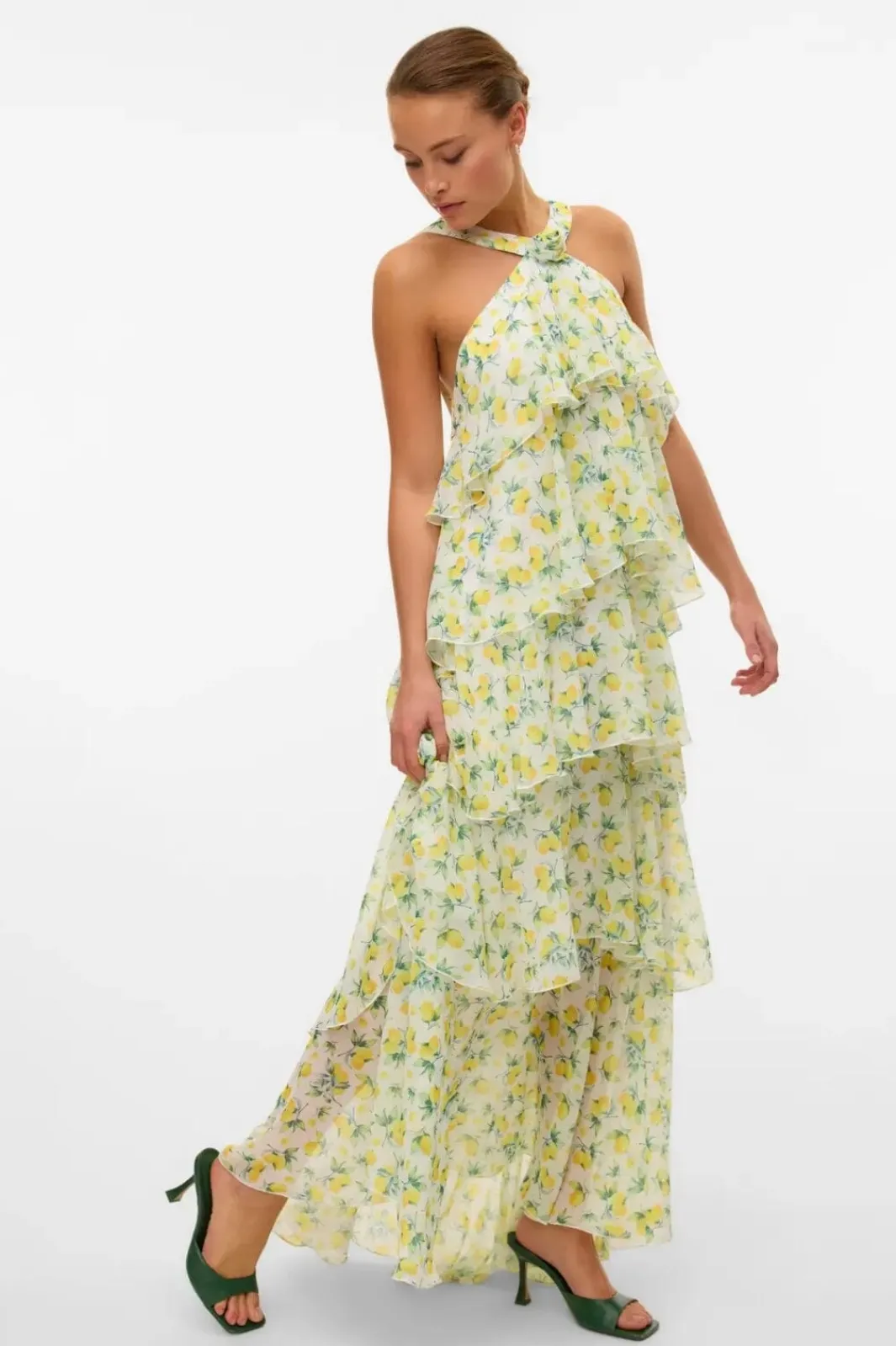 Vero Moda Kjoler<Vmfelicia Sl Ruffle Maxi Dress