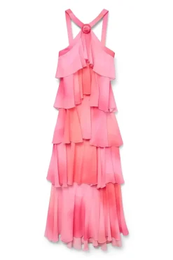 Vmfelicia Sl Ruffle Maxi Dress Kjoler