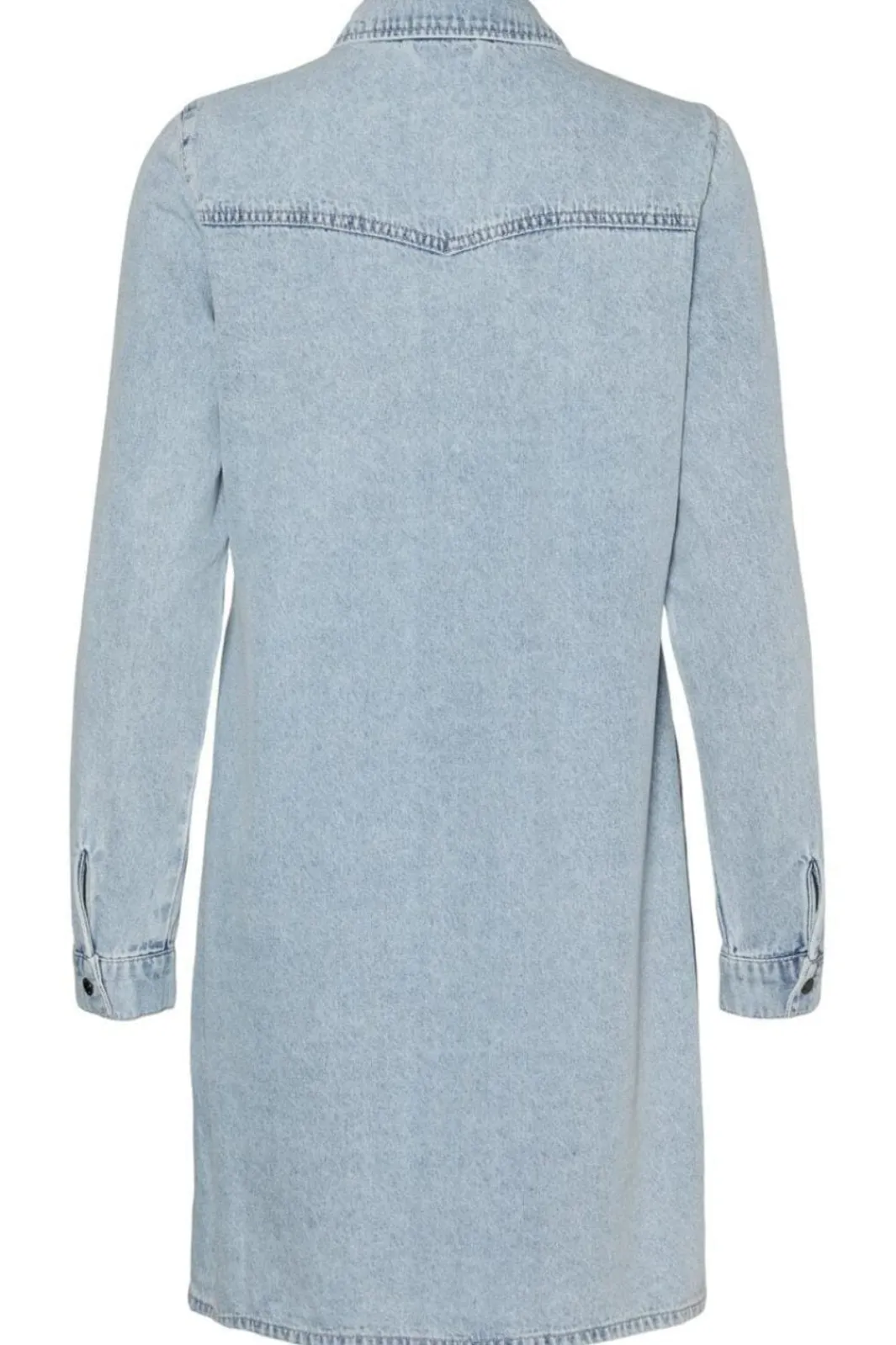 Online Vmjennie Ls Short Denim Dress Mix Kjoler|Ammevenligt Tøj