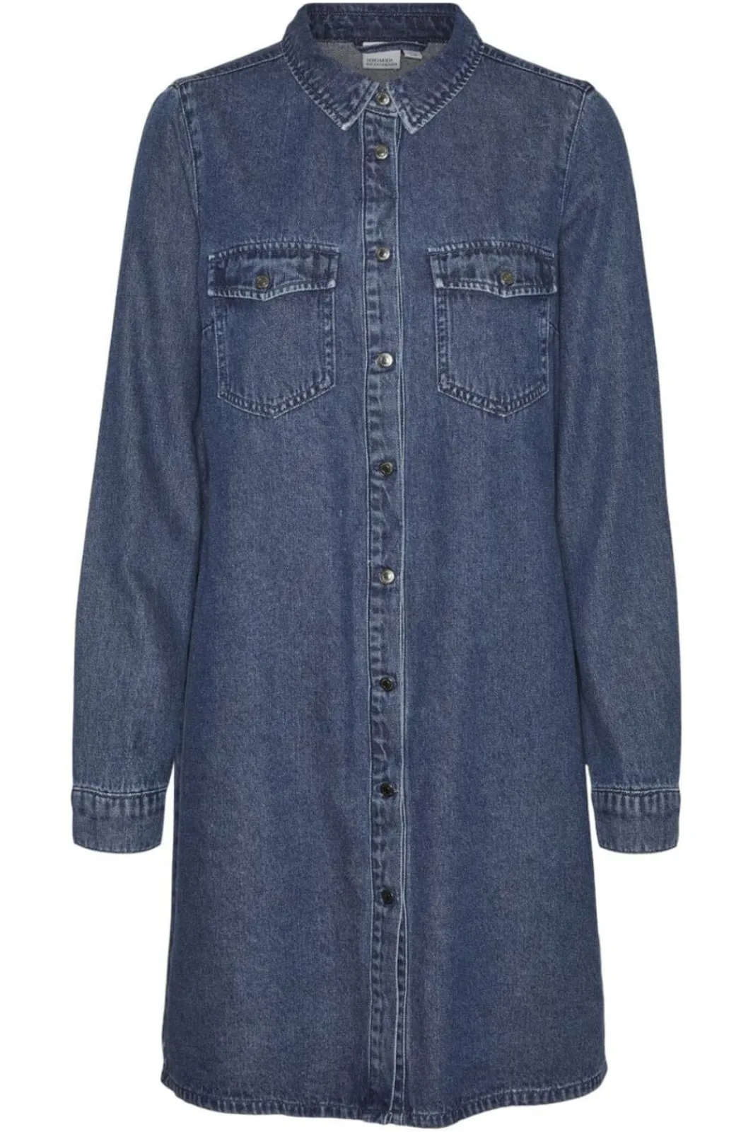 Discount Vmjennie Ls Short Denim Dress Mix Kjoler|Ammevenligt Tøj