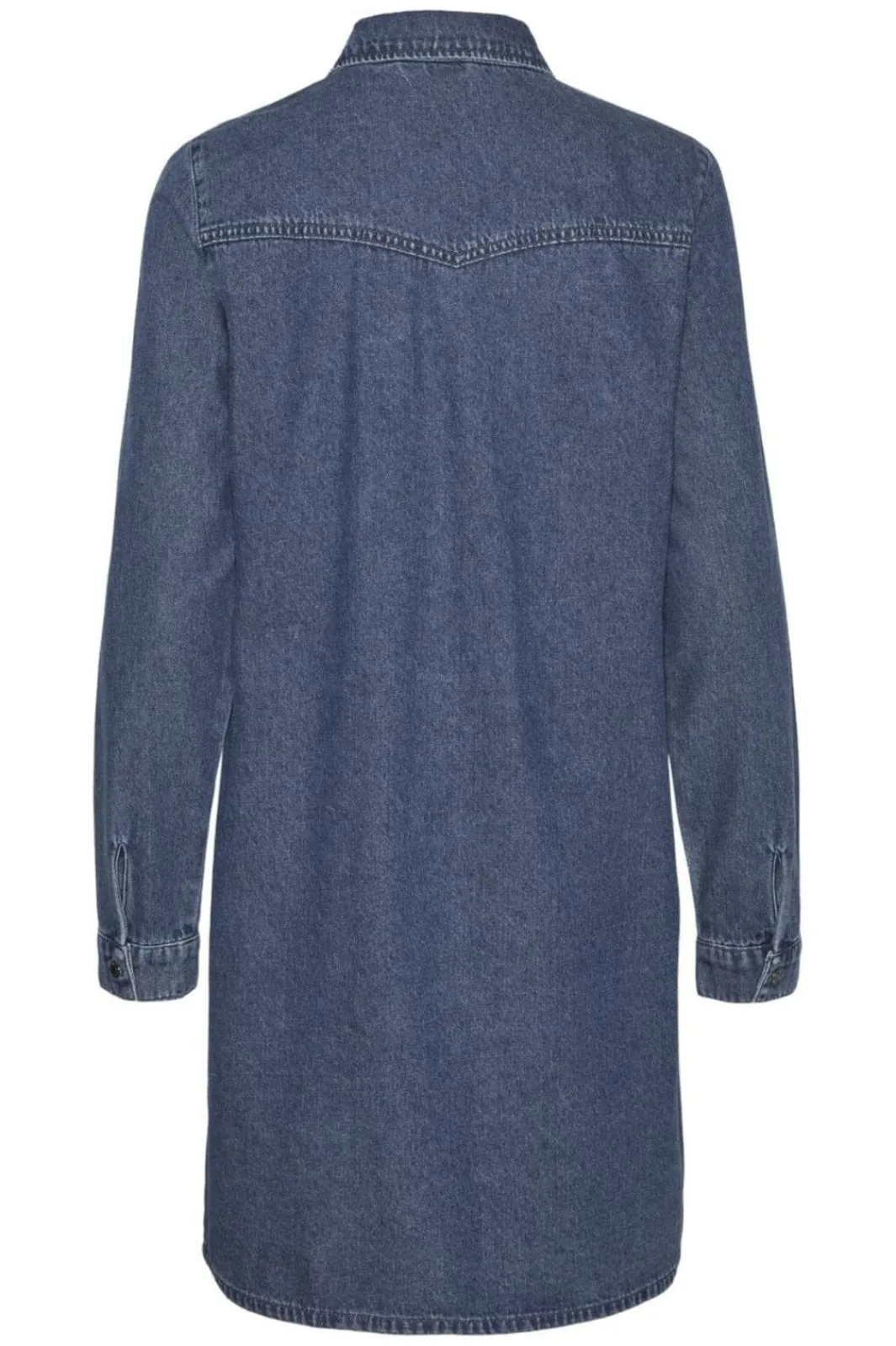 Discount Vmjennie Ls Short Denim Dress Mix Kjoler|Ammevenligt Tøj