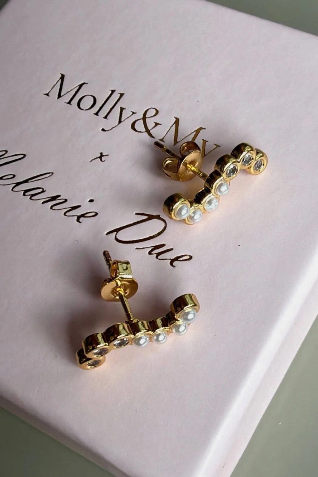 Molly&My Jewellery x Melanie Due Øreringe<Waves