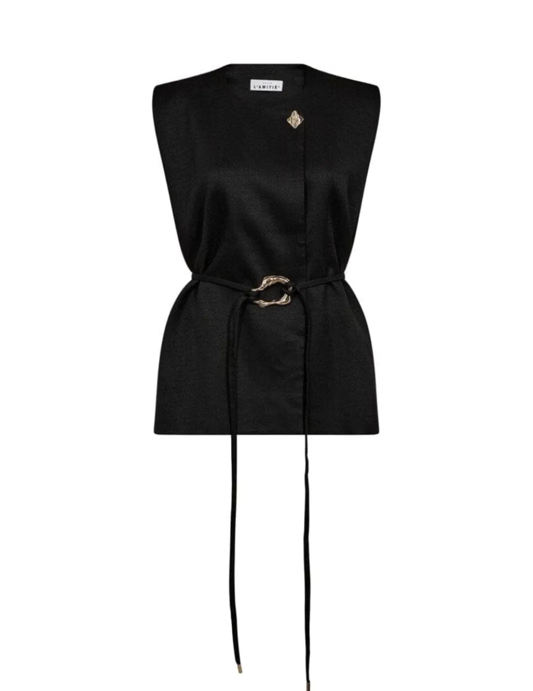 Discount X Buckle Vest HL10458 Veste|Sæt 🛍️