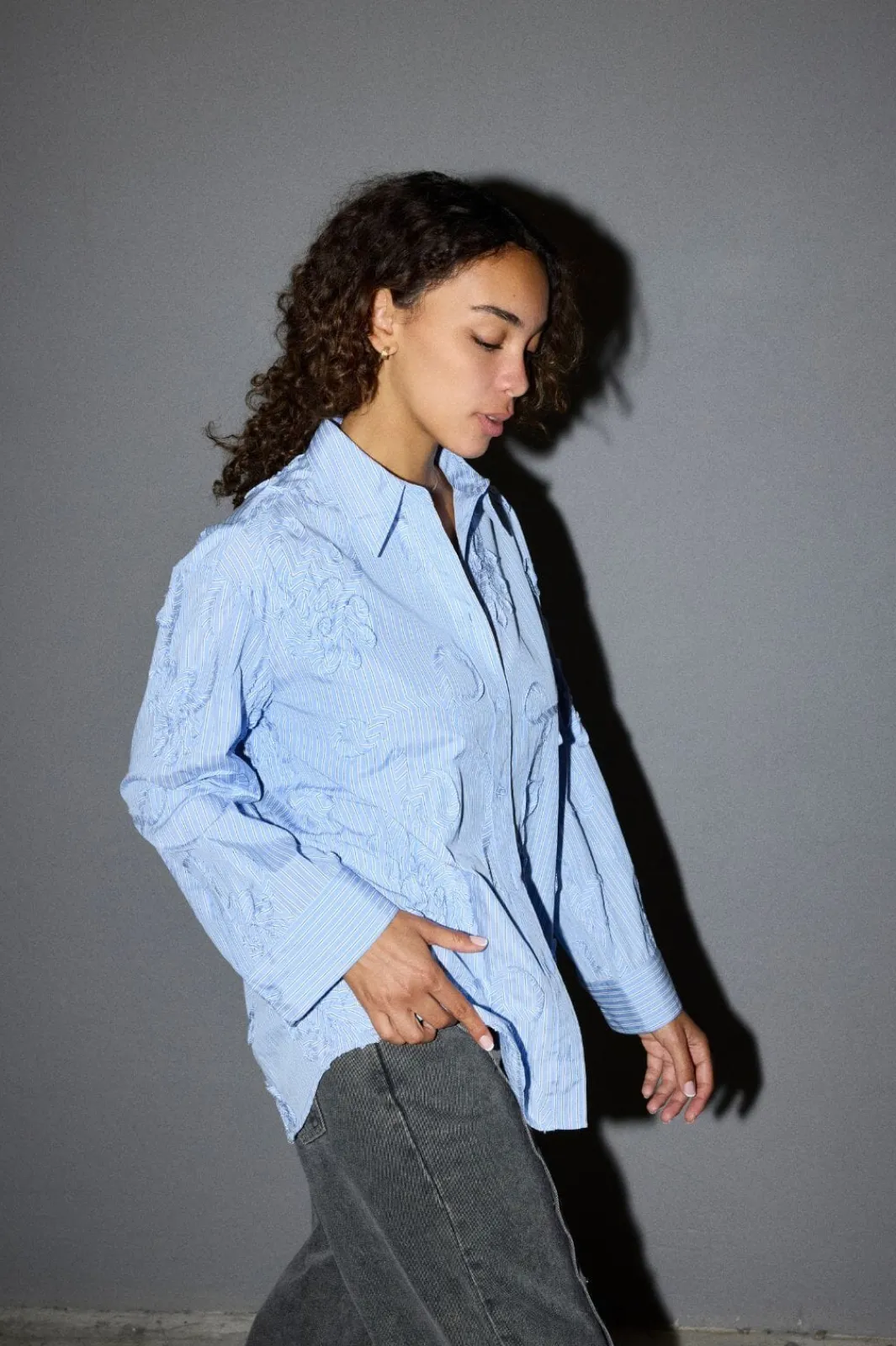 Co´Couture Bluser & Skjorter|Ammevenligt Tøj<Xaviercc Avy Stripe Shirt 45103
