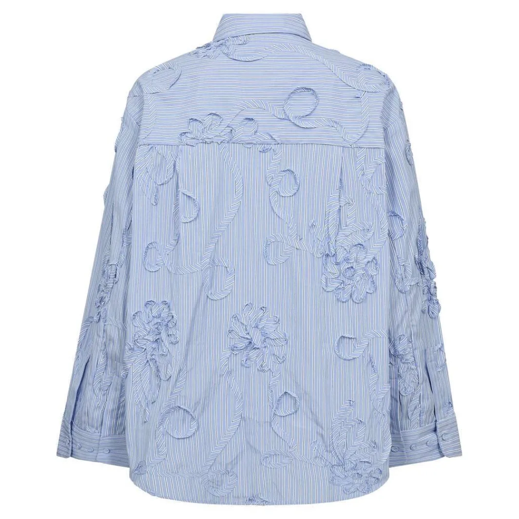 Co´Couture Bluser & Skjorter|Ammevenligt Tøj<Xaviercc Avy Stripe Shirt 45103