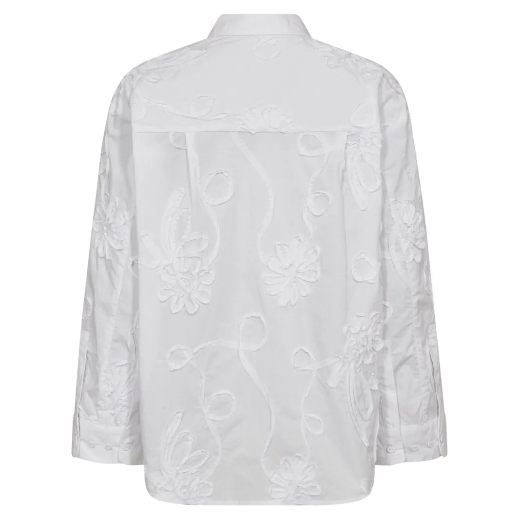 New Xaviercc Flower Shirt 45047 Bluser & Skjorter|Ammevenligt Tøj