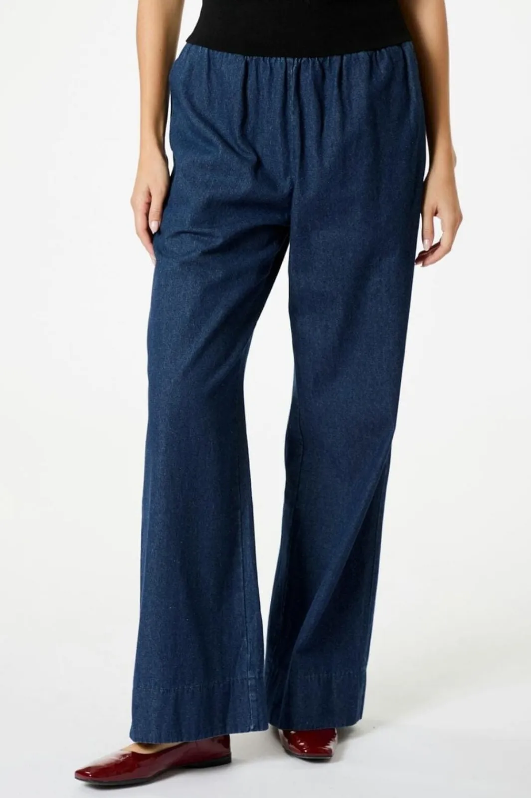 Neo Noir Bukser, Jeans & Leggings<Yana Denim Long Pants
