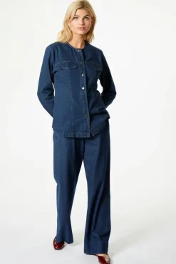 Neo Noir Bukser, Jeans & Leggings<Yana Denim Long Pants