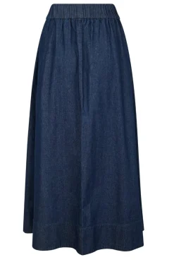 Best Yara Denim Long Skirt Nederdele