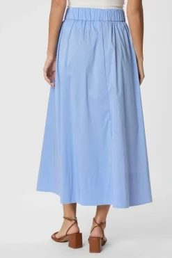 Best Yara Long Poplin Skirt 163076 Nederdele