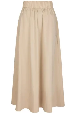 Neo Noir Nederdele<Yara Long Poplin Skirt 163076