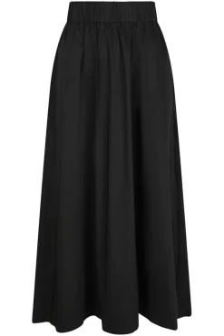 Neo Noir Nederdele<Yara Long Poplin Skirt 163076