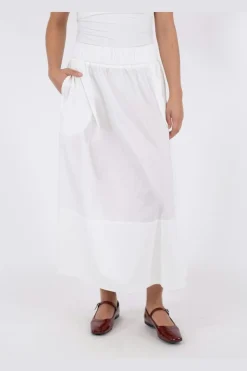 Online Yara Long Poplin Skirt 163076 Nederdele