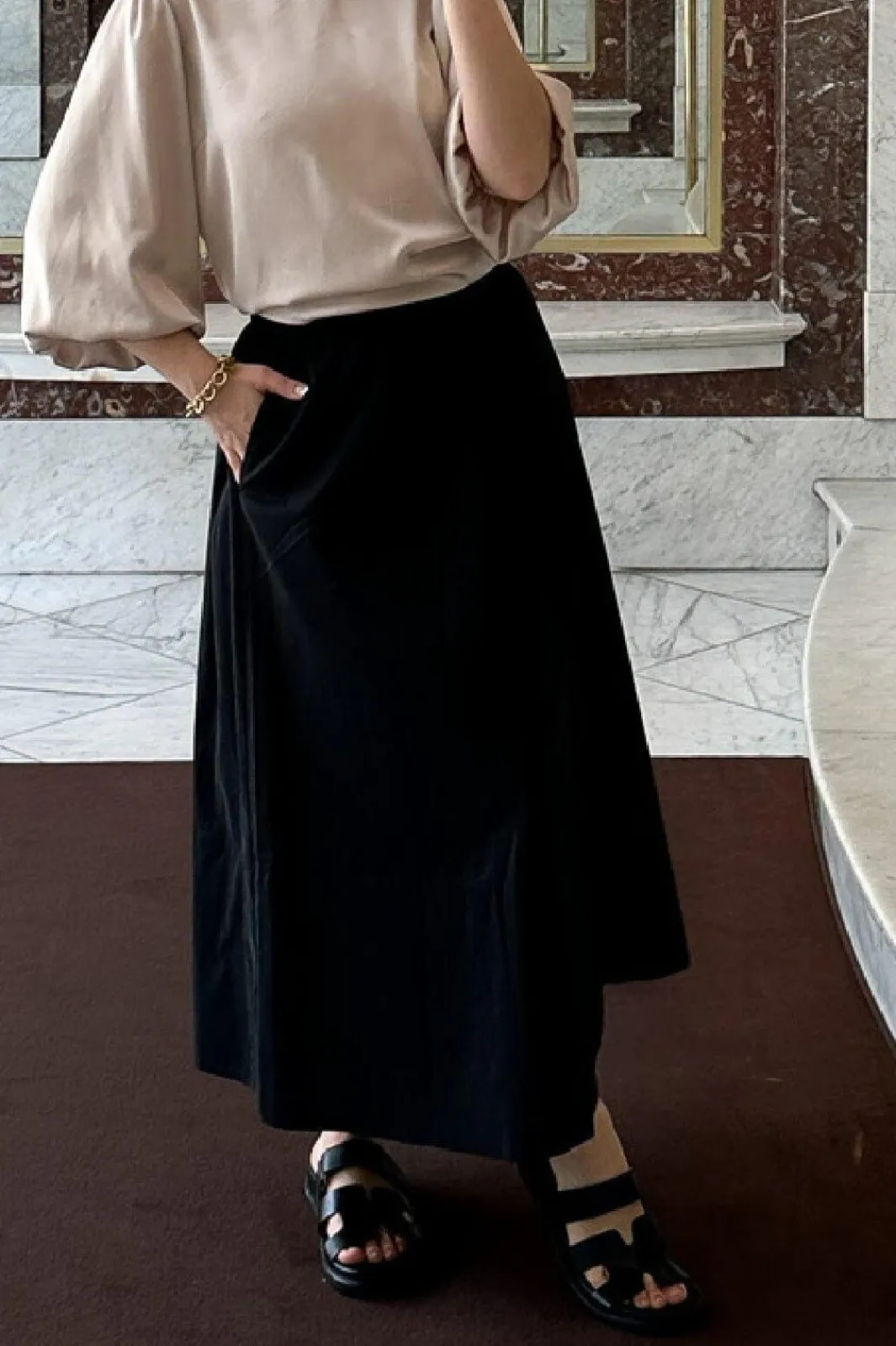 Discount Yara Poplin Skirt Nederdele