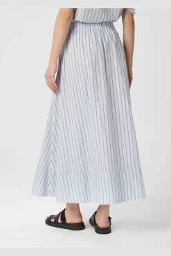 Sale Yara Stripe Long Skirt 165286 Nederdele