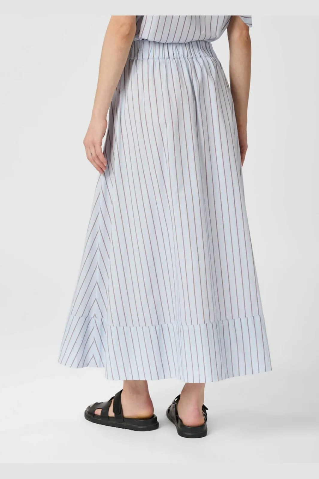 Sale Yara Stripe Long Skirt 165286 Nederdele