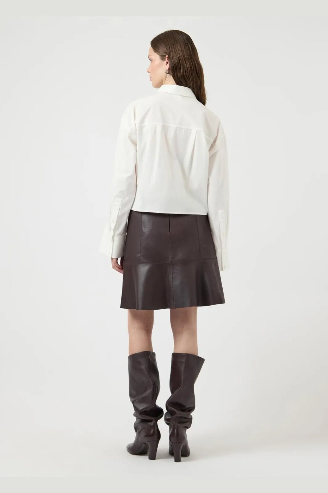 YAS Nederdele<colly Naplon Leather Skirt
