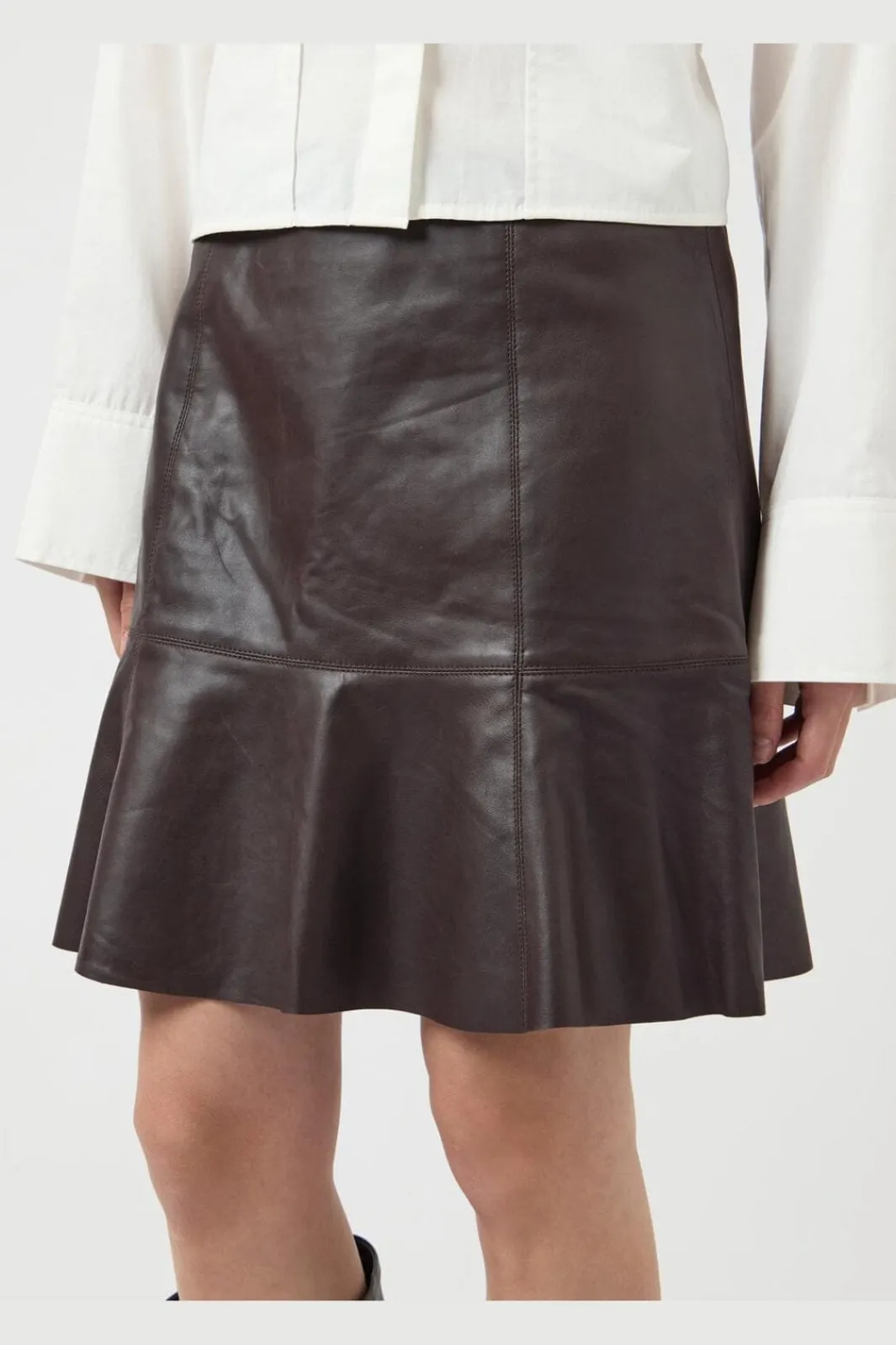 YAS Nederdele<colly Naplon Leather Skirt