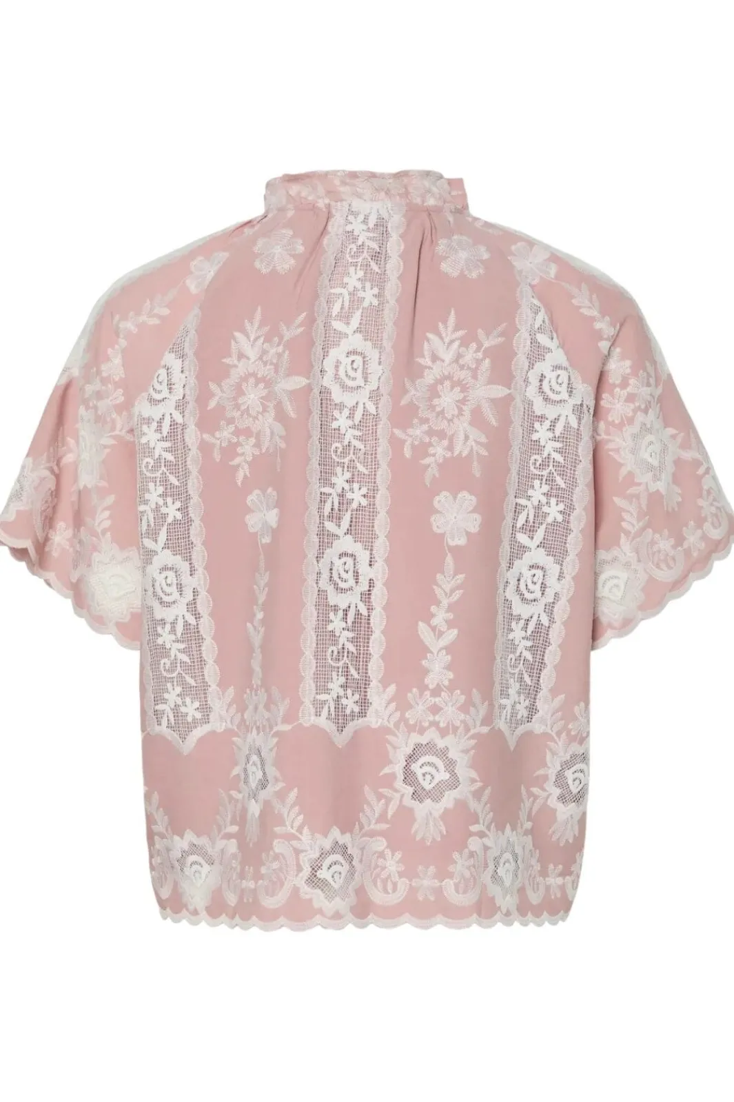 YAS Bluser & Skjorter|Ammevenligt Tøj<emina Ss Embroidered Shirt Fest