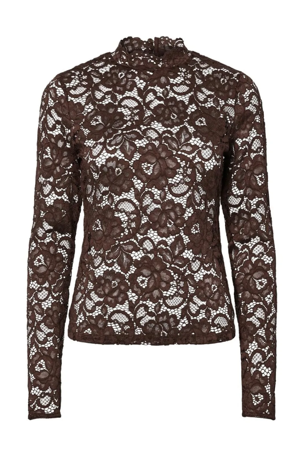 YAS Bluser & Skjorter<lacey Ls Lace Top